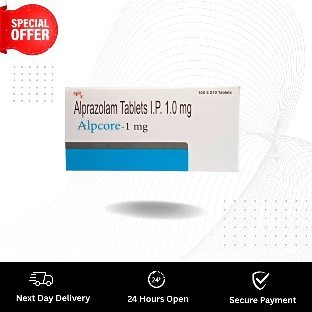 Alpcore Alprazolam 1mg Tablets